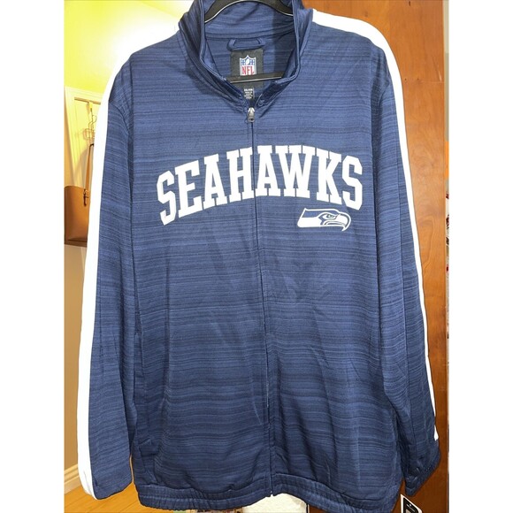 NFL Seattle Seahawks Jacket Men's 2XL Blue - Picture 2 of 10